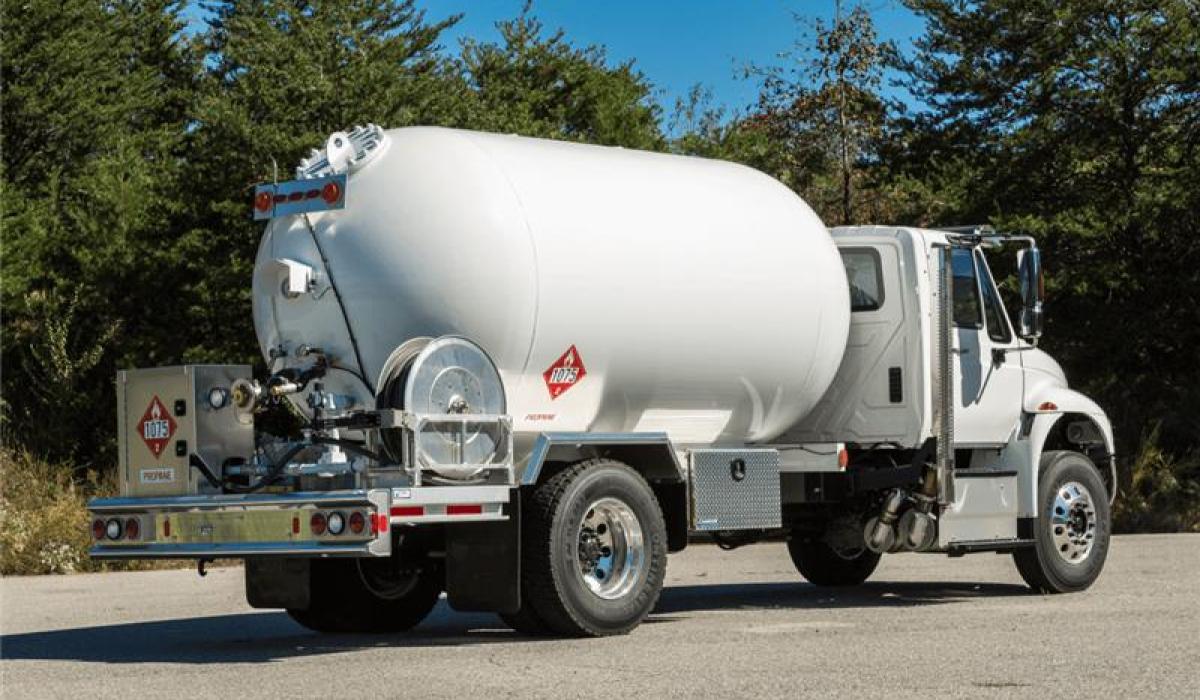 Propane truck
