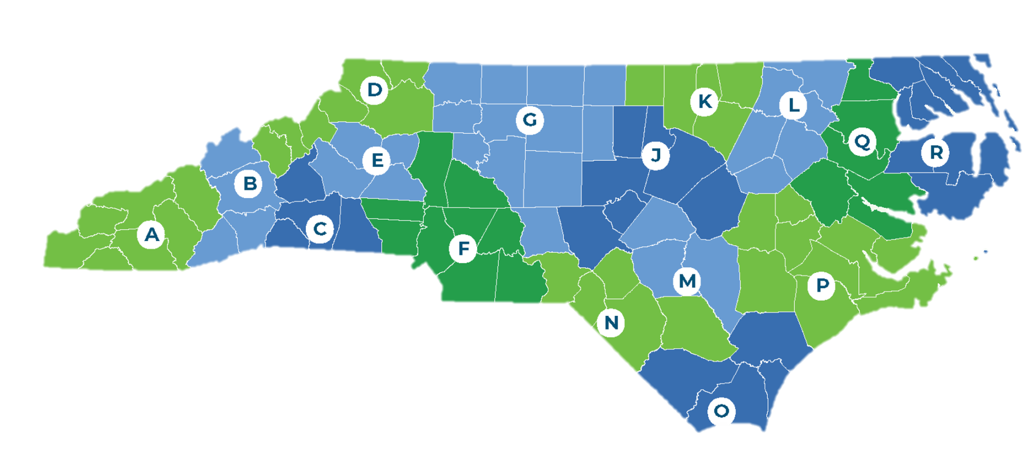 Map of NC Regions