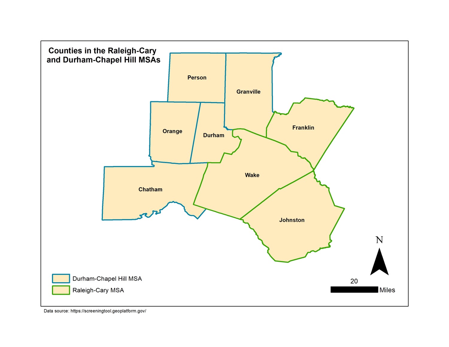 MSA Map