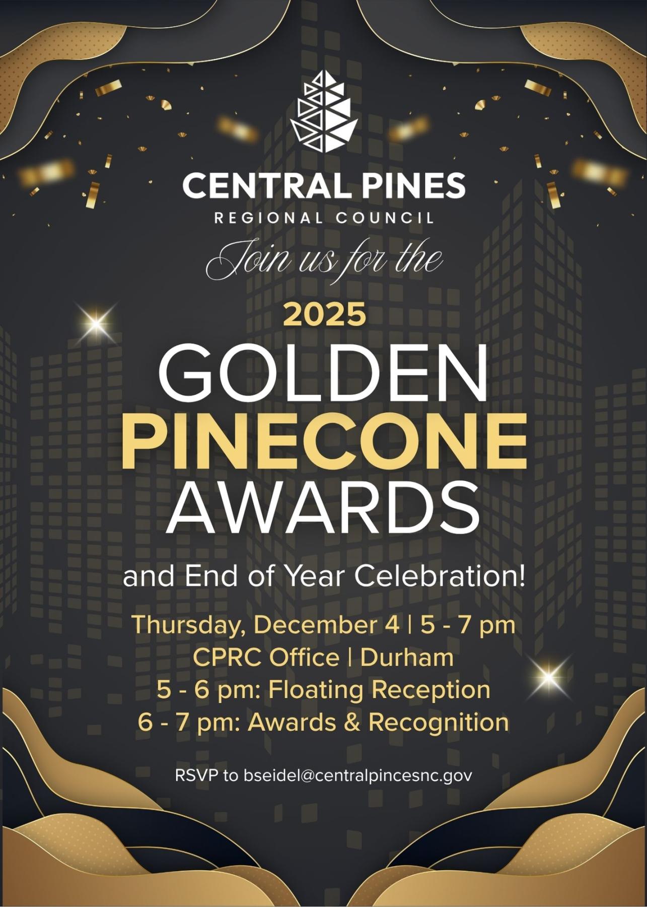 Golden Pinecone Awards invitation