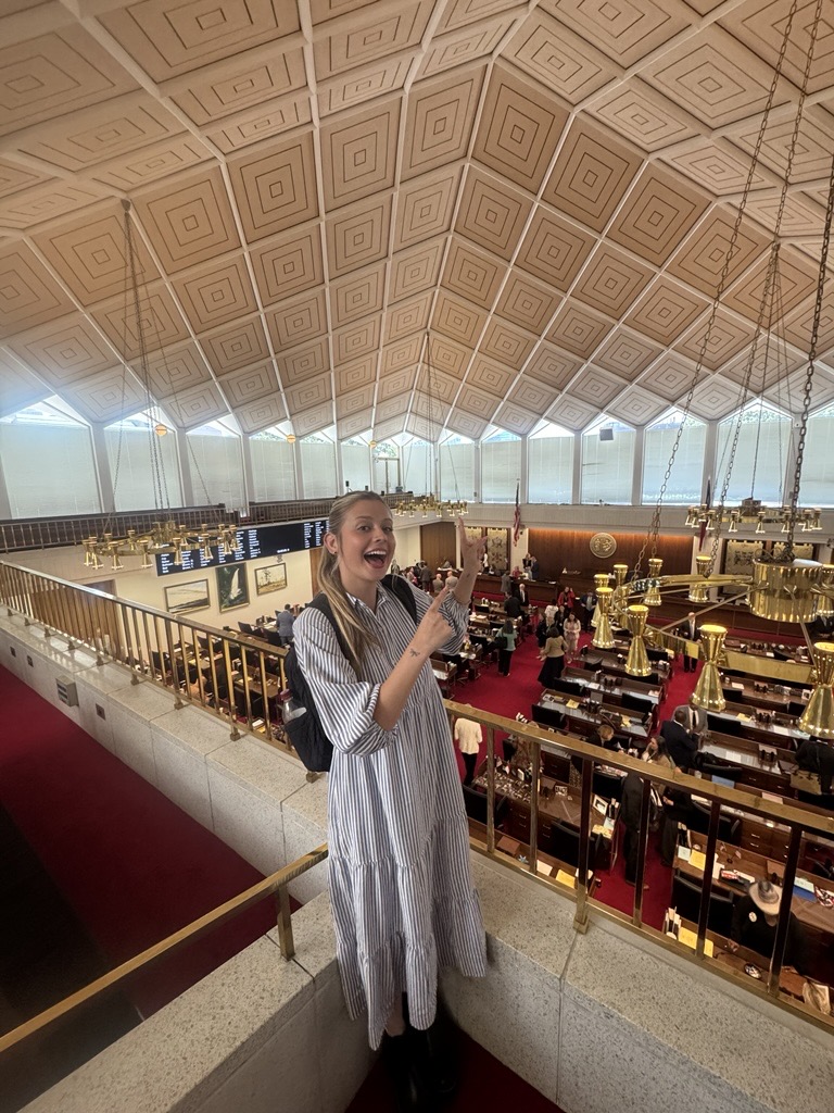 Grace Berry at NC General Assembly